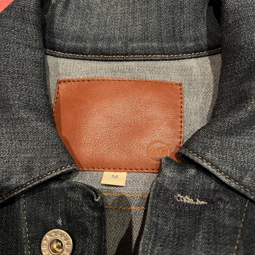 AG Adriano Goldschmied Dark Denim Jean Jacket - Picture 4 of 4